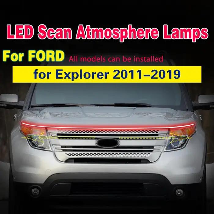 1 pièces 12V DRL LED feux de jour pour Ford Explorer 2011-2019 voiture phare numérisation démarrage