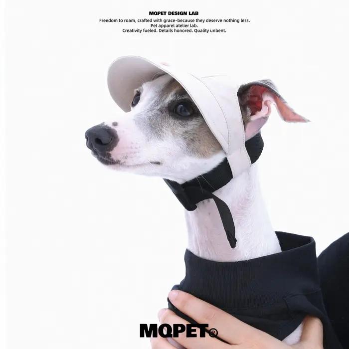 T-shirt de protection triple pour chiens, design montagne, couleur kaki printanier, vêtements pour chiens de petite et moyenne taille, idéal pour promenades et activités extérieures