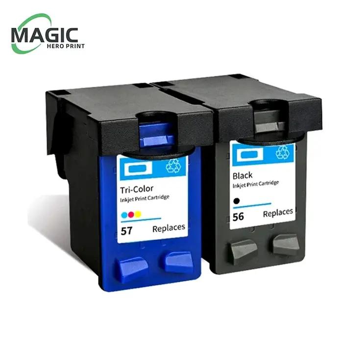 Cartouche d'encre de rechange pour HP, Garden 57, Deskjet 4200, Convient pour HP 56 XL, PSC 1110, 1205, 1210, 1215, 1219, 1315, 1340, 1350, 2210, 2410, Nouveau