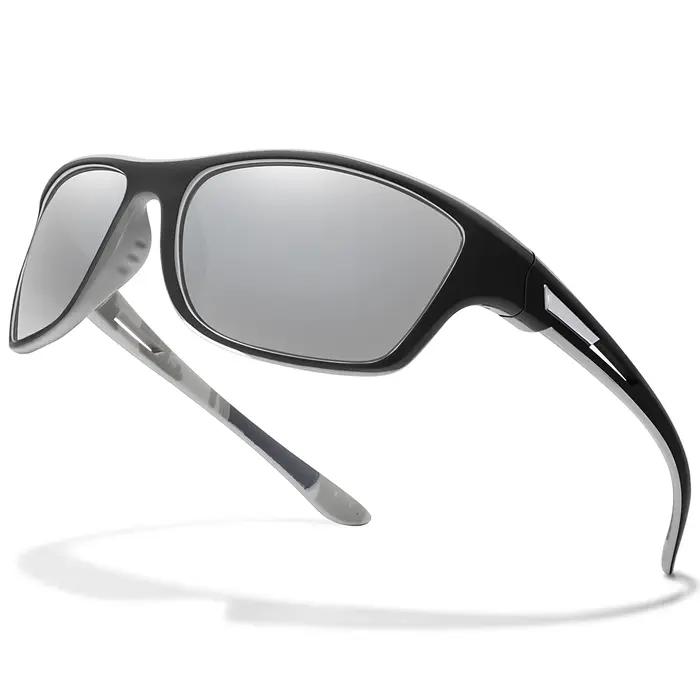 Lunettes de soleil de cyclisme polarisées UV400 pour homme et femme occasion randonnée VTT pêche anti-éblouissement robuste et sécuritaire