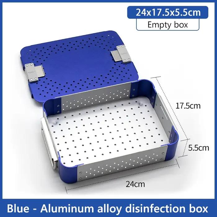 Boîte de désinfection pour équipement médical, chirurgie dentaire, orthopédique et plastique, boîte