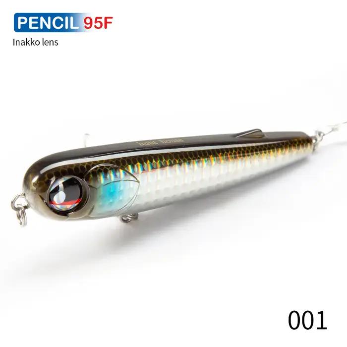 Hunthouse flottant crayon leurre pêche Wobbler WTD 95mm/18g eau salée surface Pesca bâton basse plas