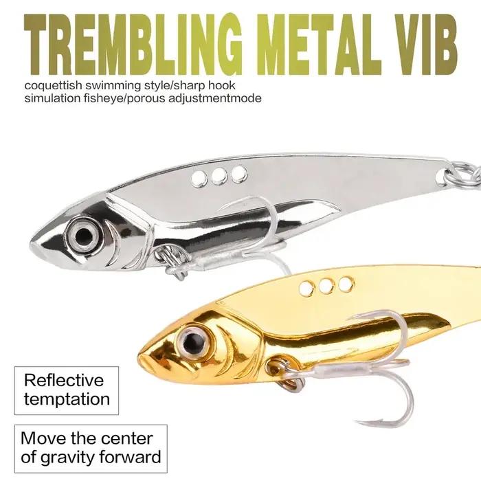 Leurre à lame Vib en métal 7/10/12/14/15/18/25G appâts vibrants coulants Vibe Swimbait pour la pêche