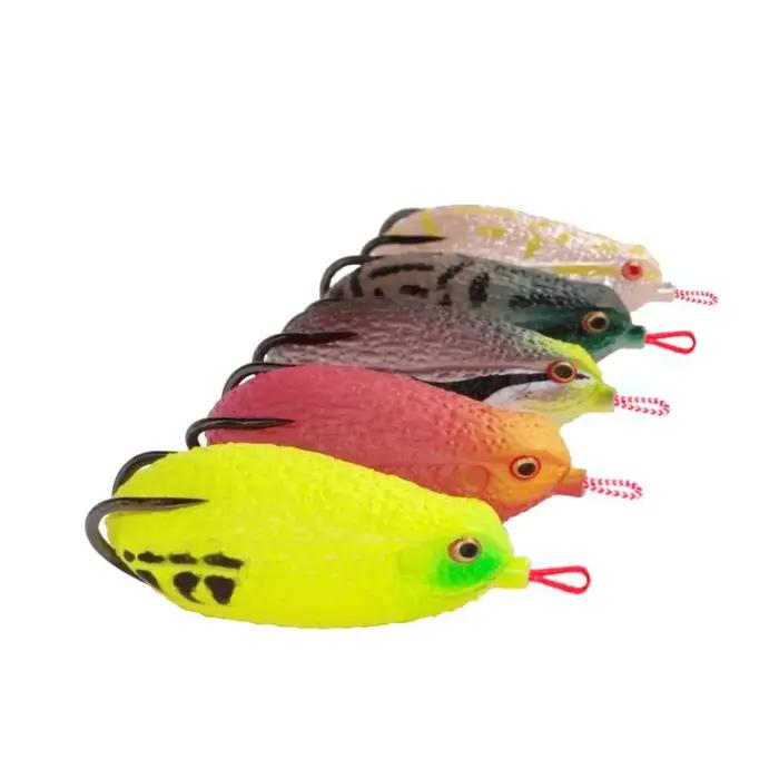 Nouvelle grenouille artificielle en caoutchouc souple de 71 mm et 26 g