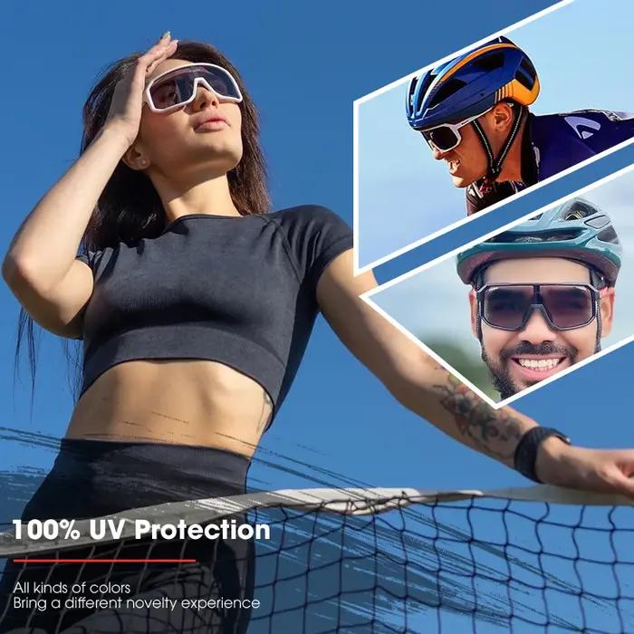 Lunettes de soleil de cyclisme photochromiques pour hommes et femmes, lunettes de sport VTT, lunette