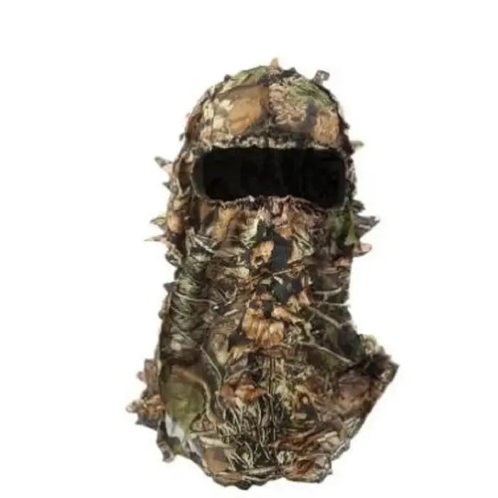 Ghillie Camouflage feuille chapeau 3D masque complet chapeaux turquie