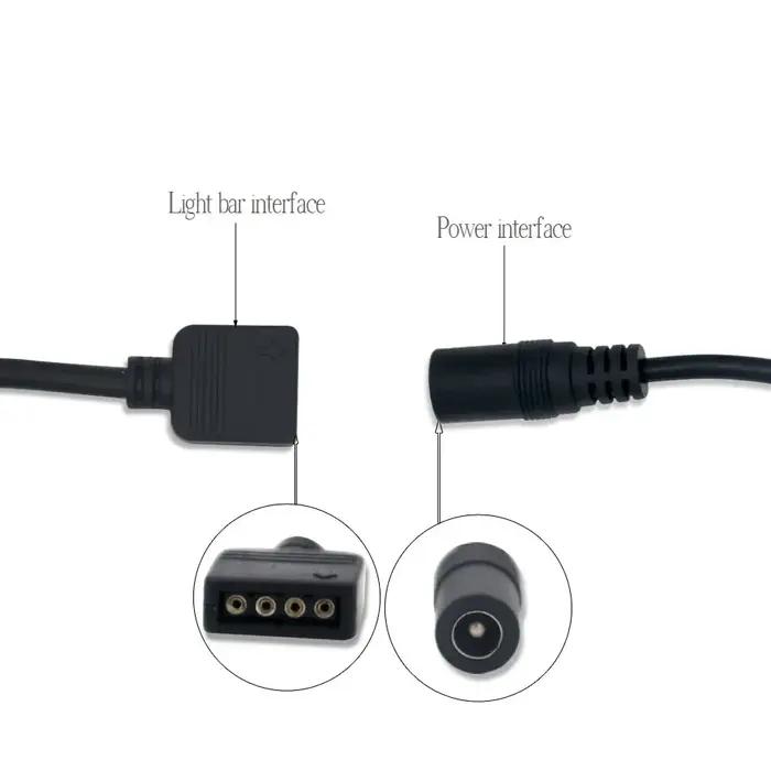 Contrôleur intelligent Bluetooth APP RGB pour DC 5V 12V 24V 4 broches 5050 2835 RGB LED bande lumine