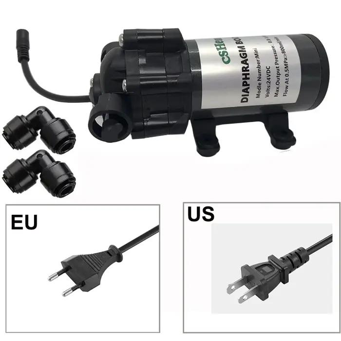 75GPD RO 24V Booster d'eau pompe silencieuse système d'eau par osmose inverse pompe d'augmentation d