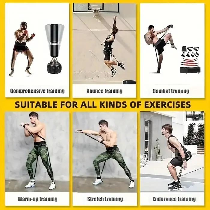 Ensemble d'entraînement de boxe robuste de 12 pièces pour MMA