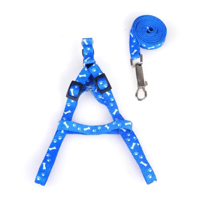 Laisse pour petit chien bon marché, laisse pour chiots, ensemble de laisse et harnais pour animaux d