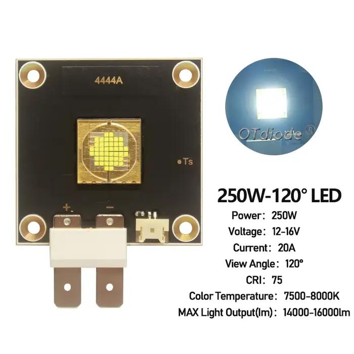 Perle lumineuse LED 60 75 90 150 180 200 250 300W Watts