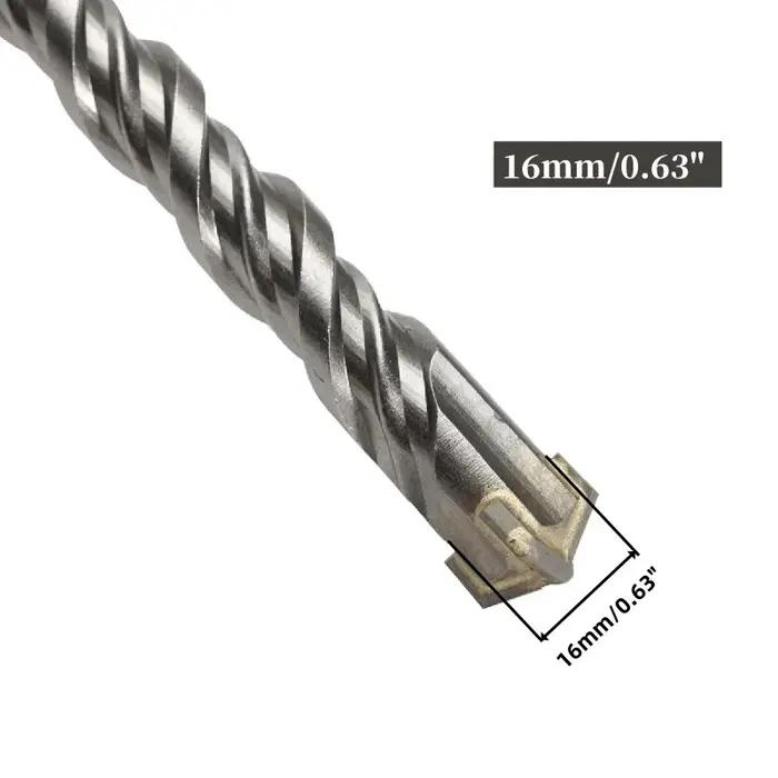 Forets SDS Plus en acier au tungstène 19 pièces pour perceuses électriques travaux de maçonnerie béton roche pierre occasions spéciales constructions professionnelles bricolage
