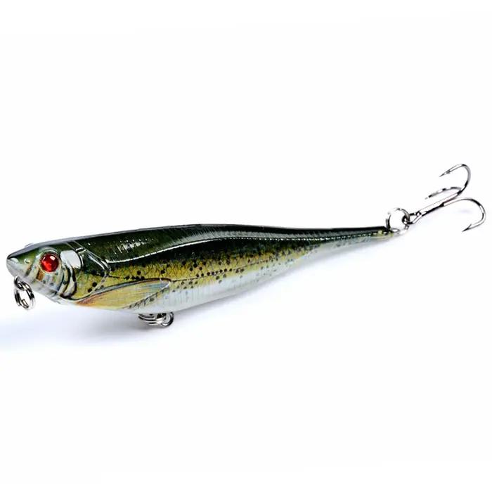 Crankbaits leurres de pêche mer Top marcheurs chien Surface flottant Wobblers pour la traîne brochet