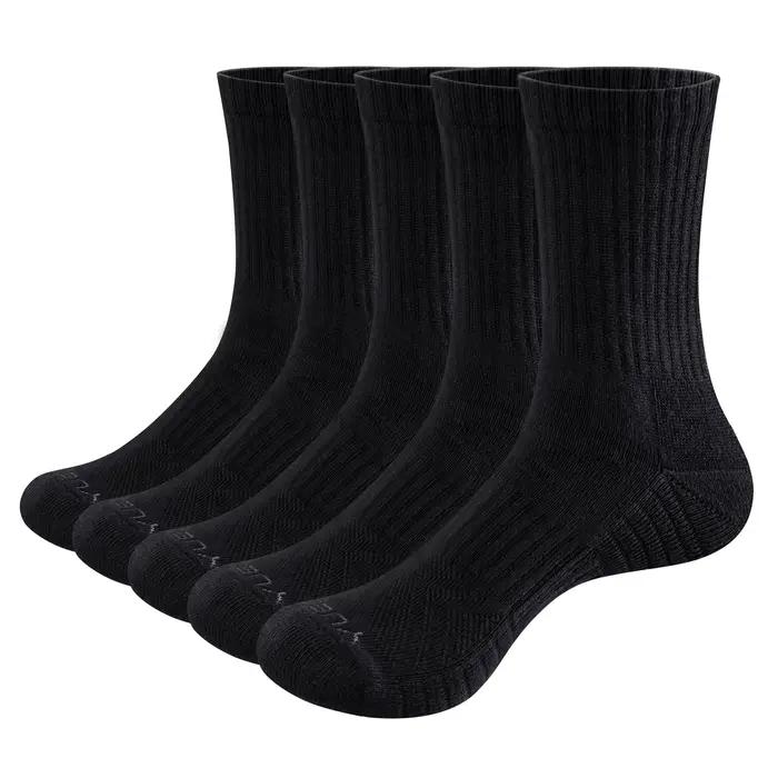 Chaussettes randonnée homme épaisses YUEDGE - Coton respirant rembourré pour chasse et trekking EU 37-46