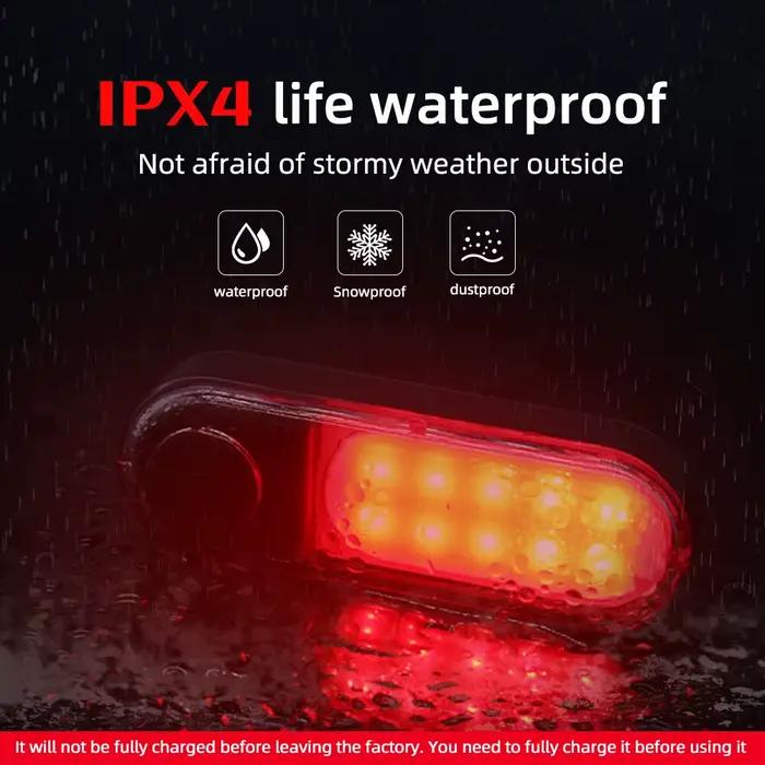 5 Modes Lumière Arrière de Vélo Étanche Lumière de Vélo COB USB Rechargeable Mtb Vélo Feux Arrière P