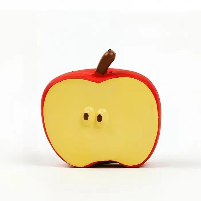 Jouet créatif en latex pour animaux de compagnie en forme de fruit