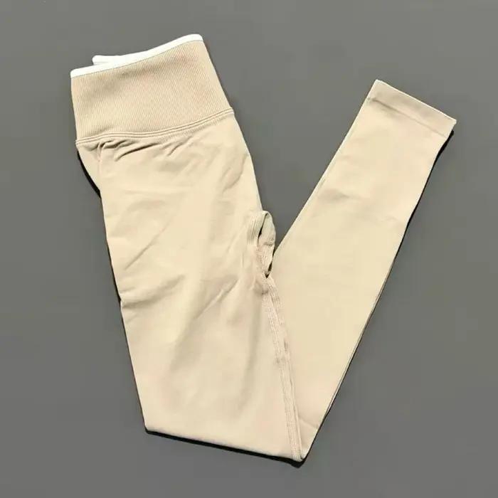 Leggings de yoga taille haute sans couture pour femme