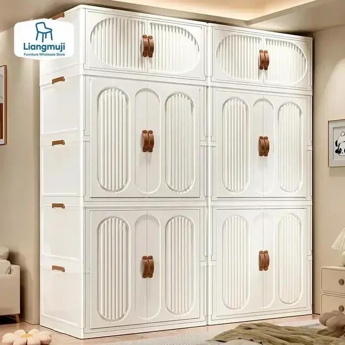 Armoire pour enfants chambre placard armoire bébé boîte de rangement jouet vêtements organisateur ca