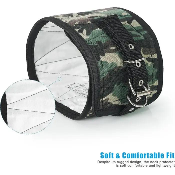 Protège-cou pour chien de chasse JANPET en nylon robuste pour toutes les saisons et activités de plein air