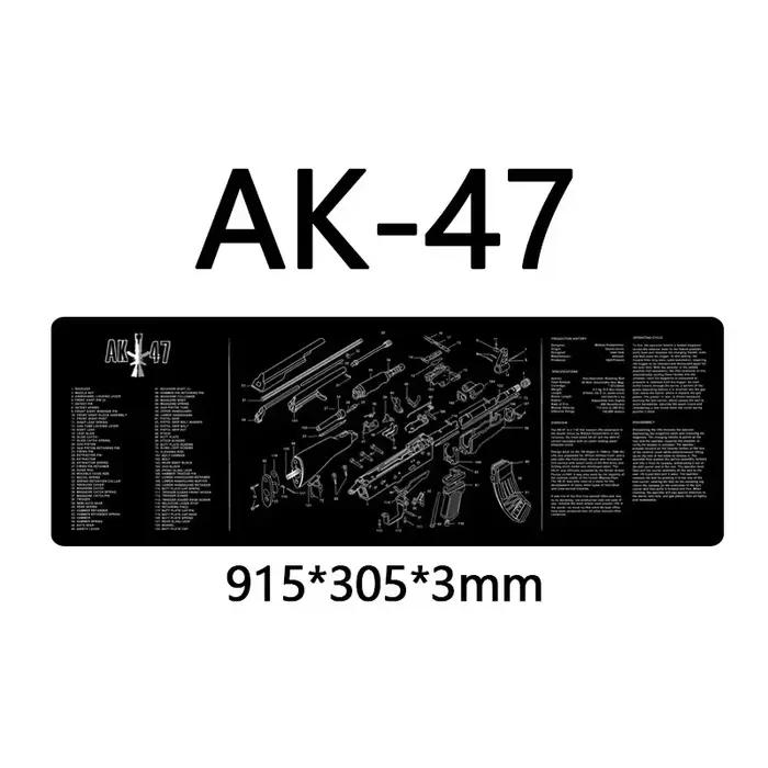 15 AK47 Remington 870 Livres Polymères en caoutchouc "36x12" Taille Armurier avec diagramme de pièces et instructions