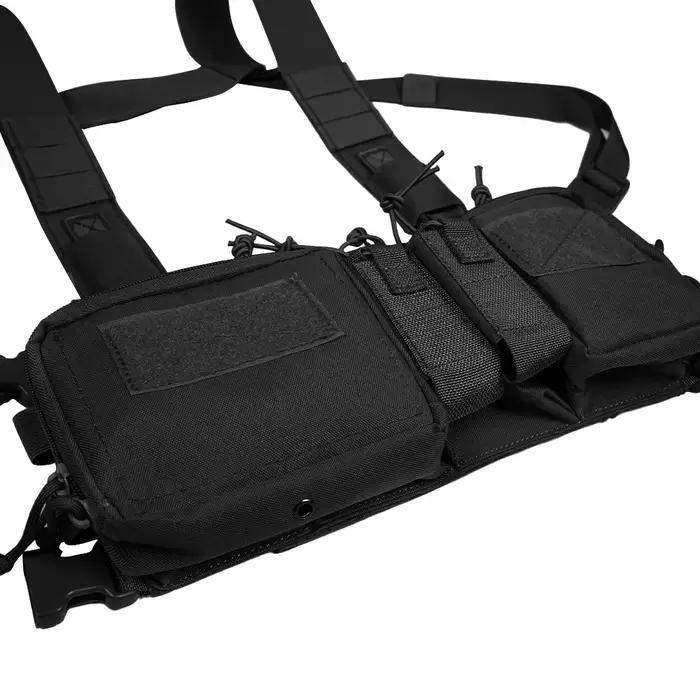 Gilet de poitrine tactique, sac de plate-forme, gilet d'entraînement sur le terrain, sangle de Camou