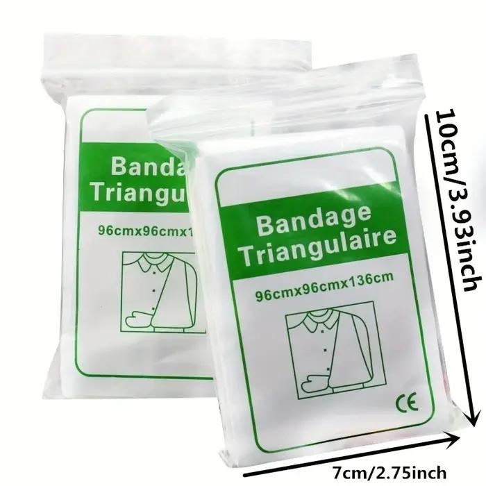 Kit de premiers secours bandage médical fixation de fracture bandage triangulaire d'urgence pour camping et activités extérieures