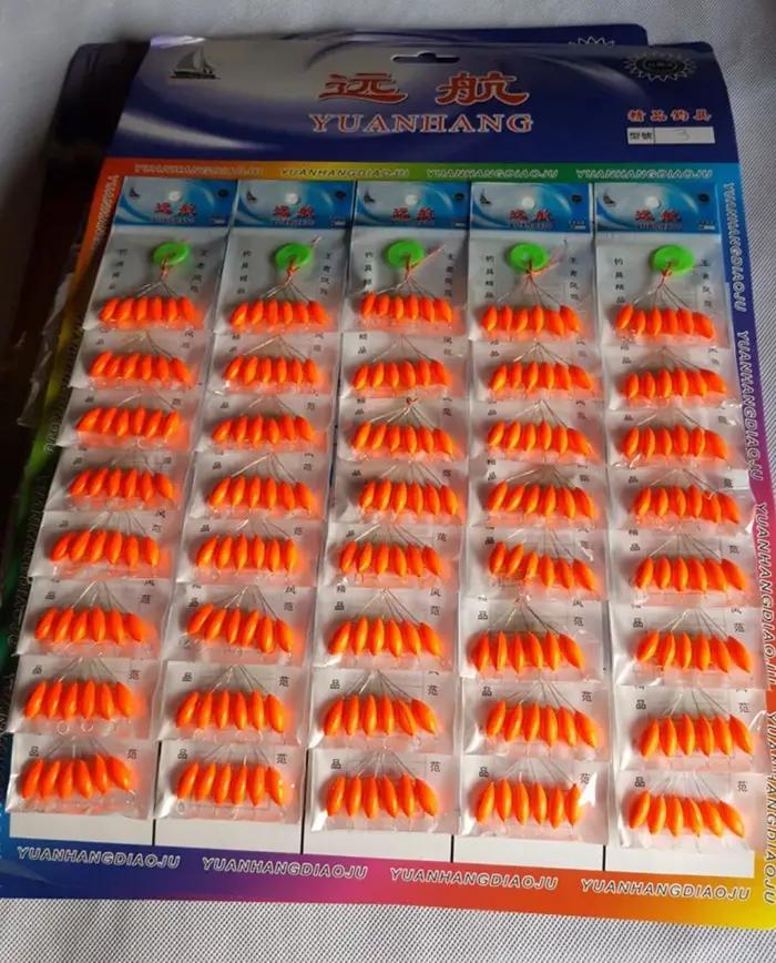 120 pièces (20 paquets) flotteur sept étoiles pêche à la carpe flotteur bouées de pêche grande taill