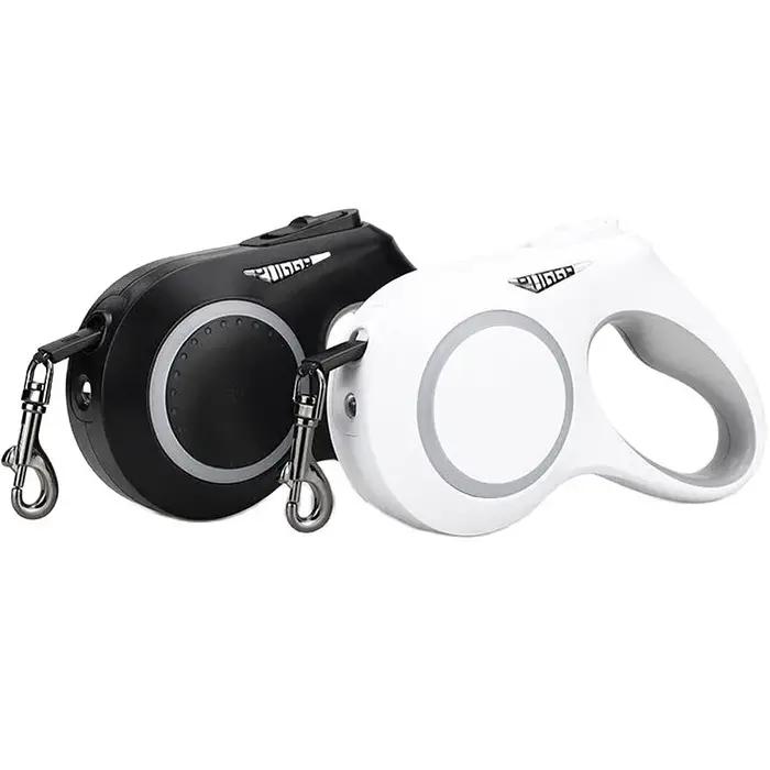 Lampe LED Laisse pour chien Auto Scaling Dog Walking Pet Accessories USB Charge Night