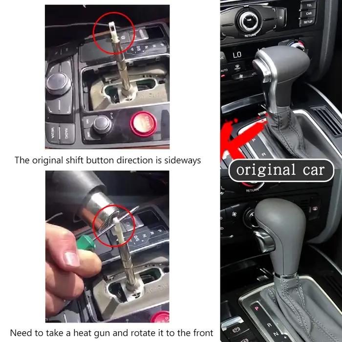 Pommeau de levier de vitesse en Fiber de carbone DSG, boule de changement de vitesse, pour VW Golf M