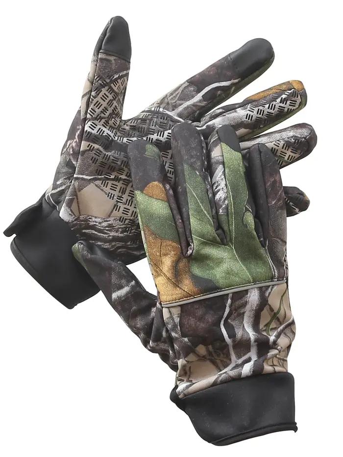 Gants de chasse camouflage pleine main antidérapants écran tactile pour vélo et sports outdoor printemps/automne