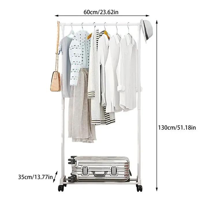Cintre mobile à roulettes pour chambre à coucher
