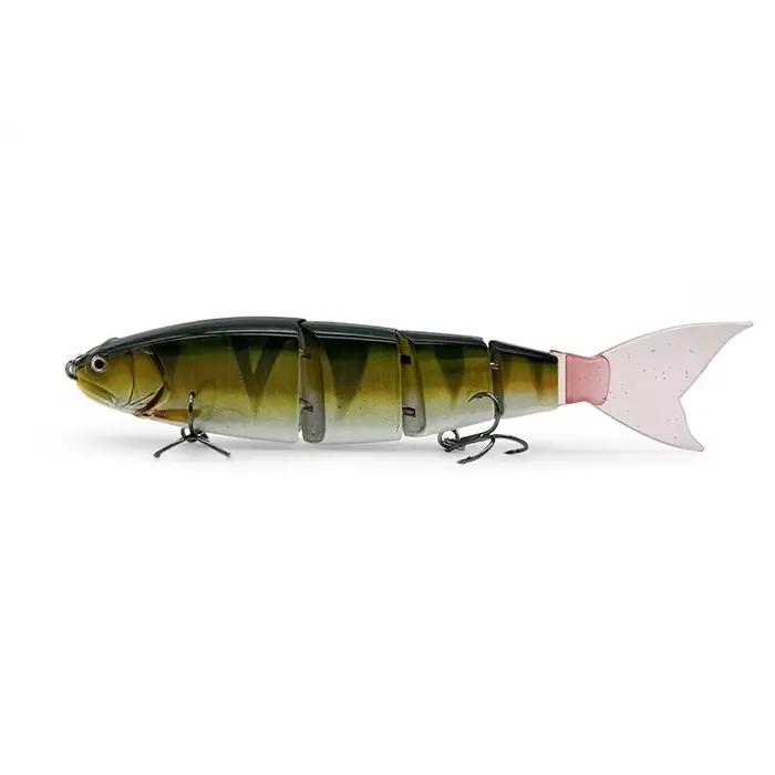 Leurre de pêche articulé Balam 180 mm 53 g pour gros brochet et poisson-chat, leurre dur pour pêche