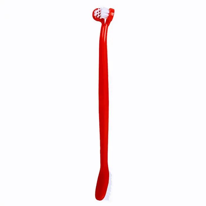 Brosse à dents double tête pour chiens