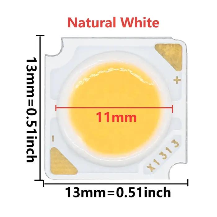 Puce LED COB 1313 Bridgelux pour budgétaire, 10 pièces, 3W 5W 7W 10W 12W 15W 18W 300mA