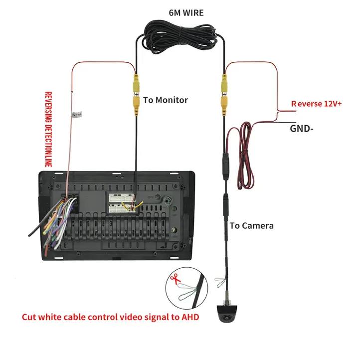 SonyCCD – caméra de recul pour voiture, 12V, Vision nocturne, Angle de 170 degrés, HD