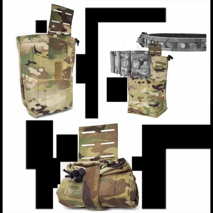 Poche de récupération tactique ceinture - Sac combiné recyclage et stockage pour équipement de chasse