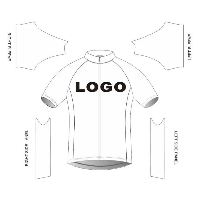 Fabricant de marque CUSROO de vêtements de cyclisme personnalisés VTT maillots de cyclisme personnalisés abordables usine en gros ensemble de cyclisme vêtements
