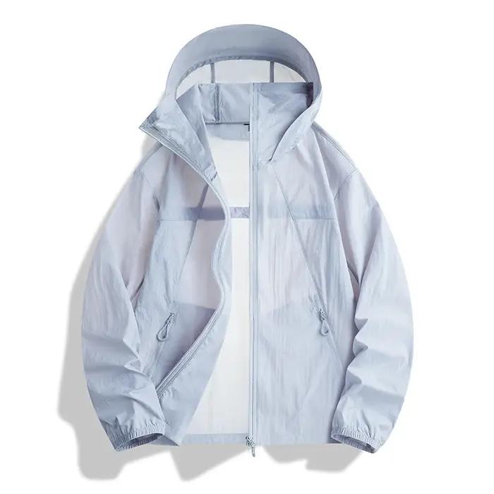 Veste de course en nylon résistante UV pour hommes et femmes, tendance et pratique pour le yoga et les sports de plein air