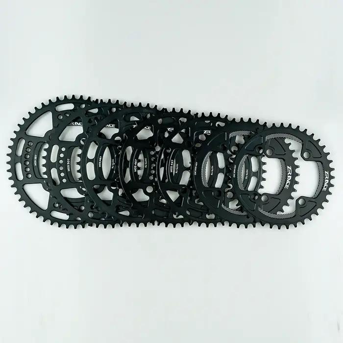 ZRACE-Plateaux de 40T/42T/44T/46T/48T/50T/52T BCD104, Dent Étroite AL7075 CNC, VTT/Route/Vélo de Gra
