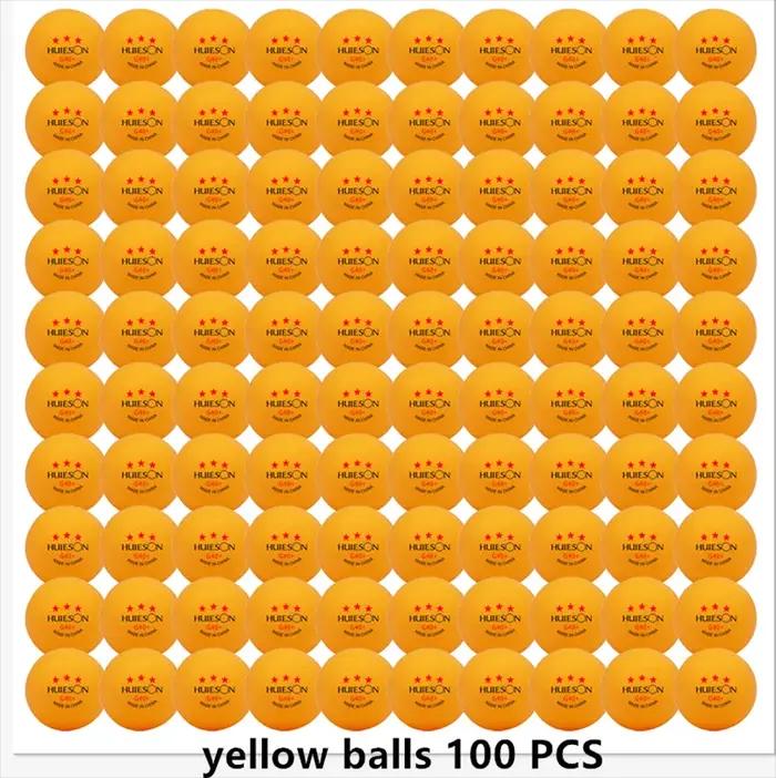 Nouveau Huieson 3 étoiles 20 ~ 100 pièces ABS 40 + matériel balles de Tennis de Table professionnelles TTF
