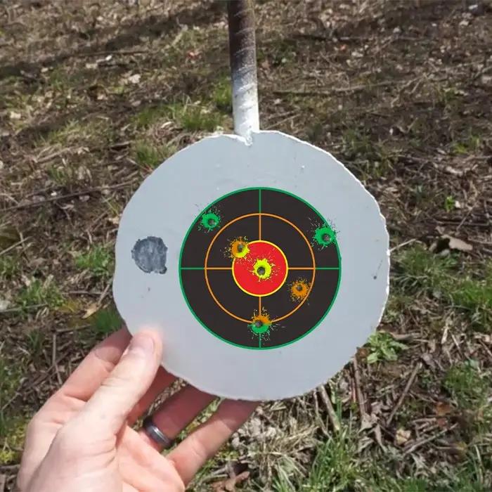 Autocollants de cibles Splash de 3 pouces en trois couleurs pour entraînement de tir pour adultes et adolescents occaions de loisirs et compétitions