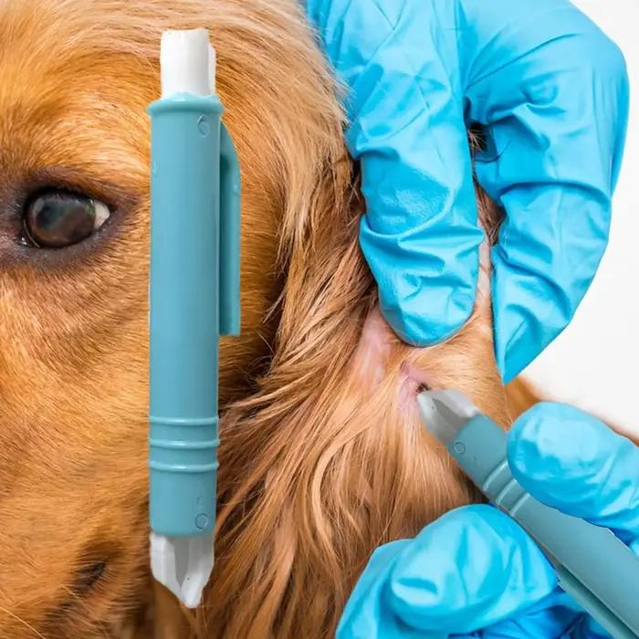 Kit de 4 pinces à épiler pour animaux de compagnie