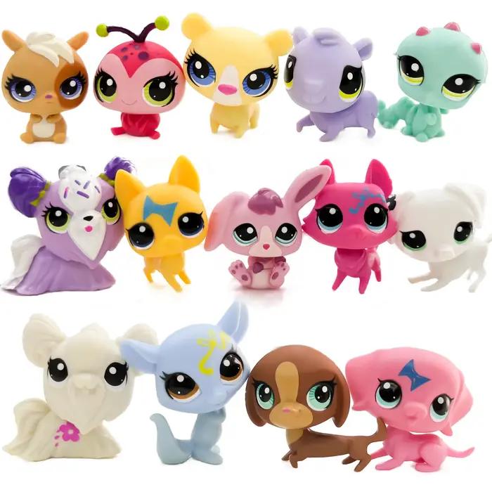 Pet LPS chiens Cuat Anime figurines jouets pâques Bonus jouet 1pc comme votre choix