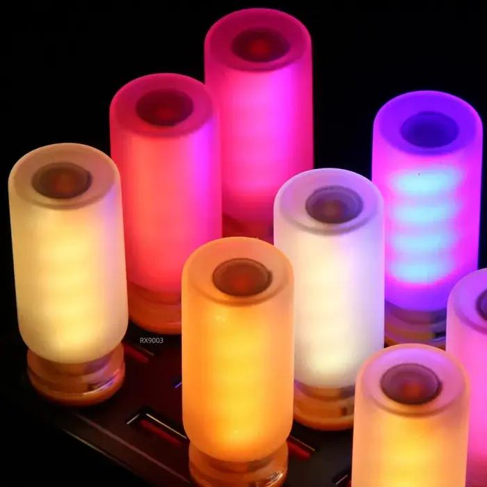 Voiture USB contrôle tactile lumière d'ambiance verre dépoli gradation lumière Filament Edison ampou