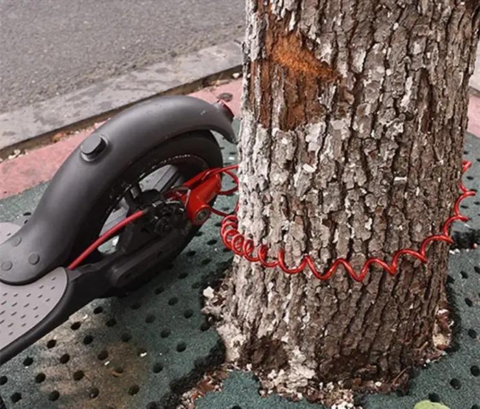 Verrouillage des freins à disque avec fil d'acier pour Scooter électrique Xiaomi M365 1S Pro, protec