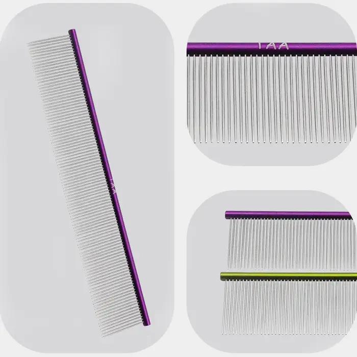 TAA Pet Comb Peigne De Toilettage Pour Chiens Chats Enlever Les Poils Longs Et Courts
