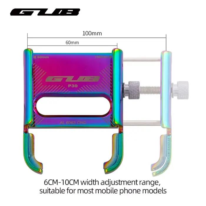 GUB P30 support de téléphone de vélo réglable 360 degrés support de téléphone de vélo équitation cyc