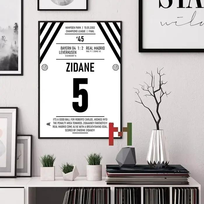 Meilleurs joueurs de Football du monde affiche toile impression joueur de Football numéro mur Art décor garçons chambre décoration icône cadeau