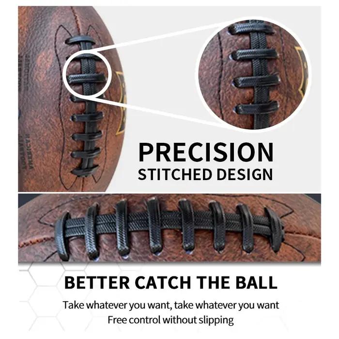 Taille balle officielle Football américain RugbyBall résistance Footbll entraînement pratique sport Rugby