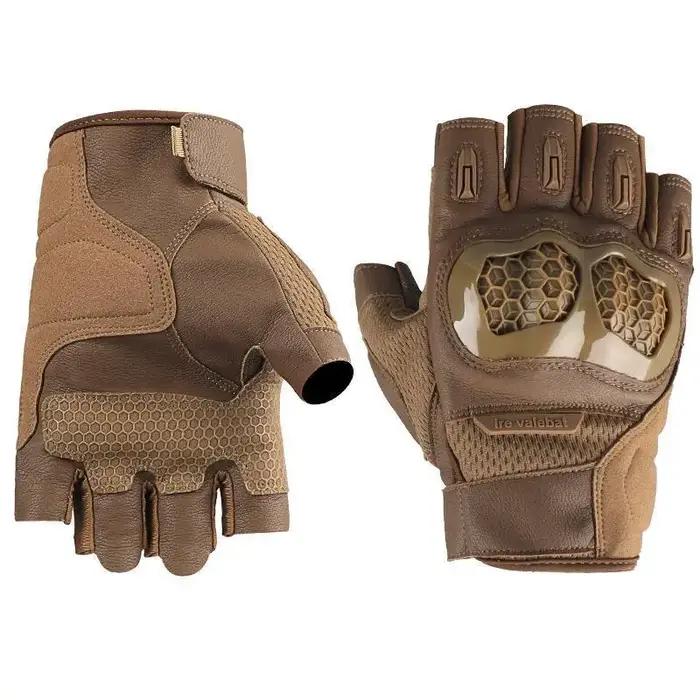 Gants tactiques été demi-doigts antidérapants sport absorption chocs protection chasse légère